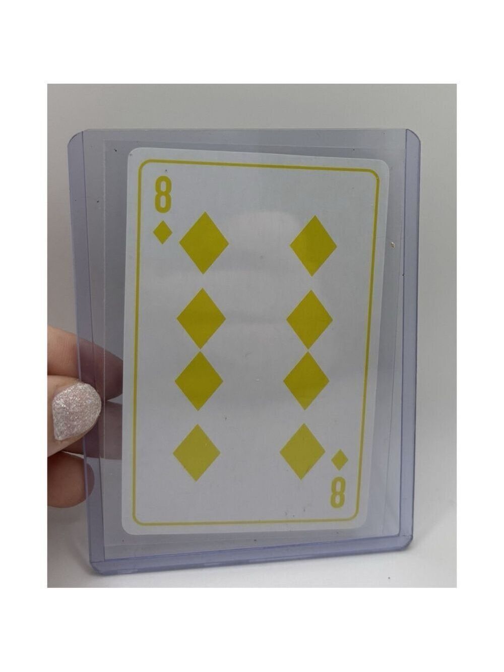 Christian Dior Playing Card 8 of Diamonds Gold